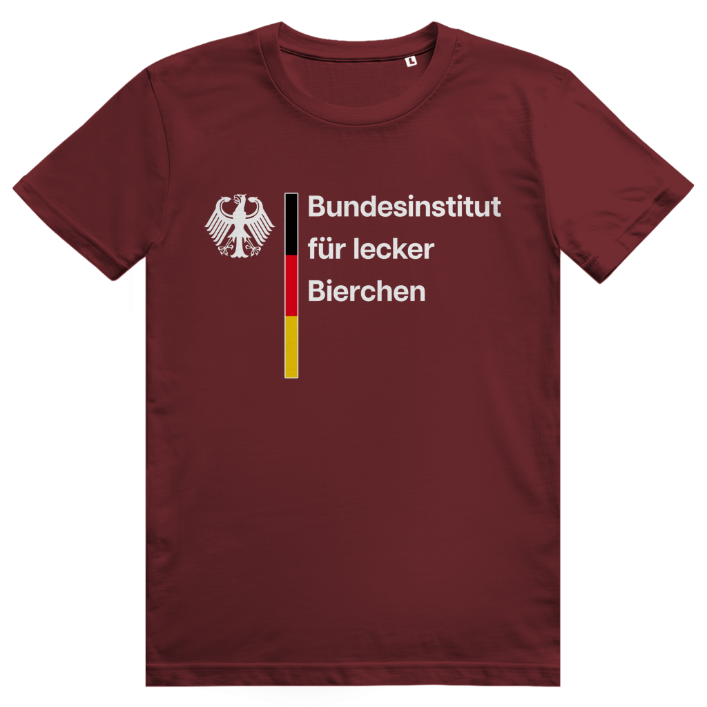 Bundesinstitut für lecker Bierchen - Sauftrikot Deutschland - Premium Bio Unisex T-Shirt