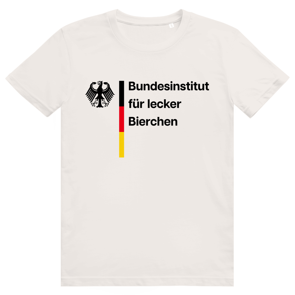 Bundesinstitut für lecker Bierchen - Sauftrikot Deutschland - Premium Bio Unisex T-Shirt