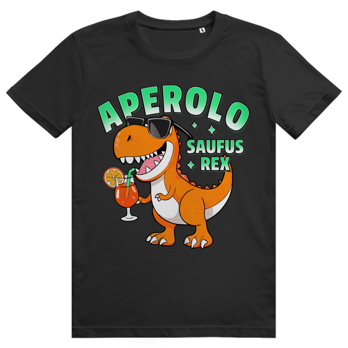 Aperolo Saufus Rex - Aperol Spritz Dino Meme - Premium Bio Unisex T-Shirt