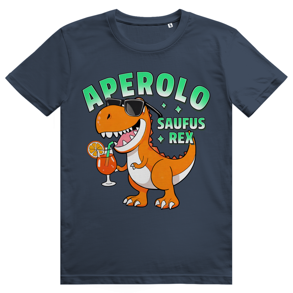 Aperolo Saufus Rex - Aperol Spritz Dino Meme - Premium Bio Unisex T-Shirt