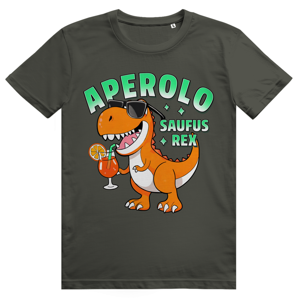 Aperolo Saufus Rex - Aperol Spritz Dino Meme - Premium Bio Unisex T-Shirt