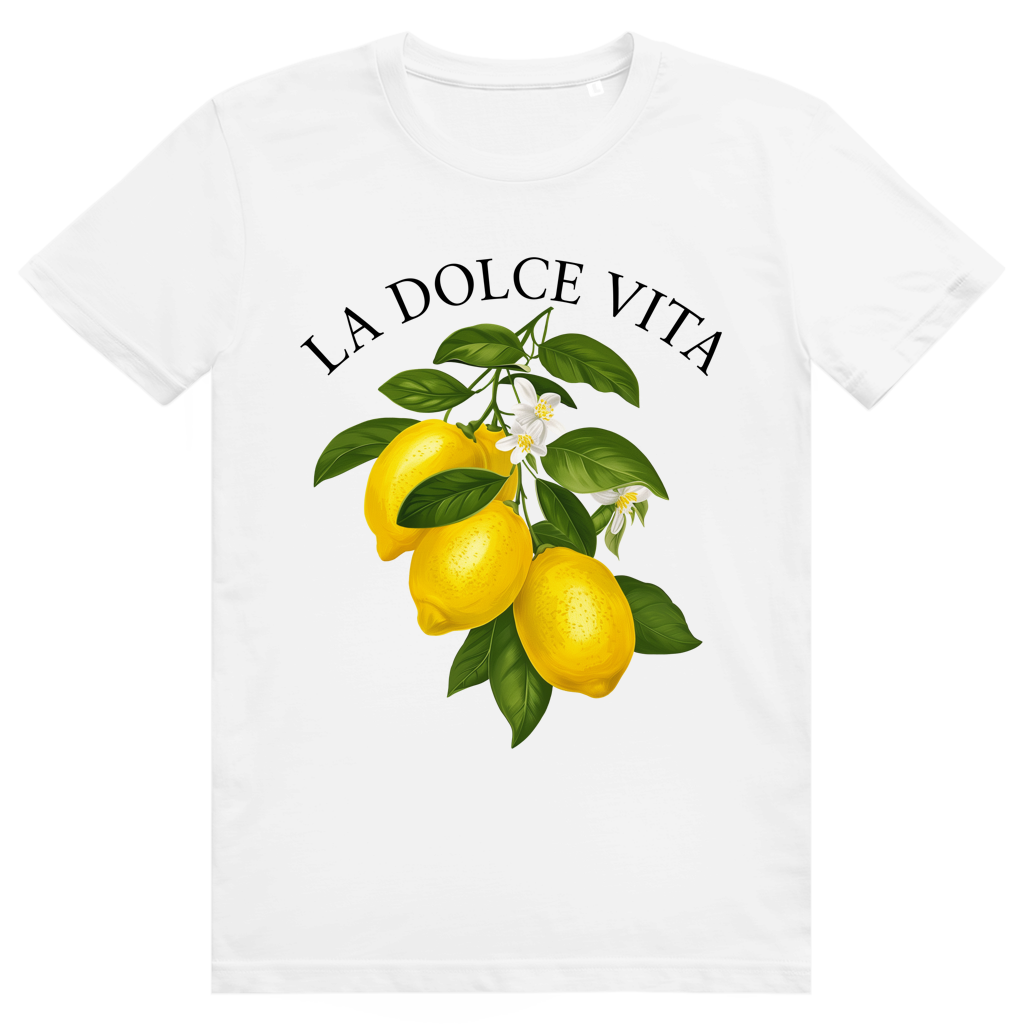 La Dolce Vita - Limoncello Spritz Zitronen - Premium Bio Unisex T-Shirt