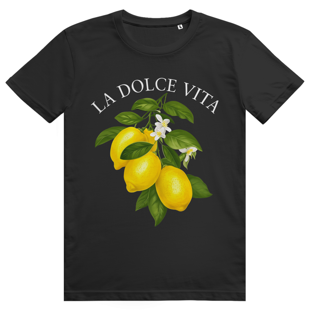 La Dolce Vita - Limoncello Spritz Zitronen - Premium Bio Unisex T-Shirt