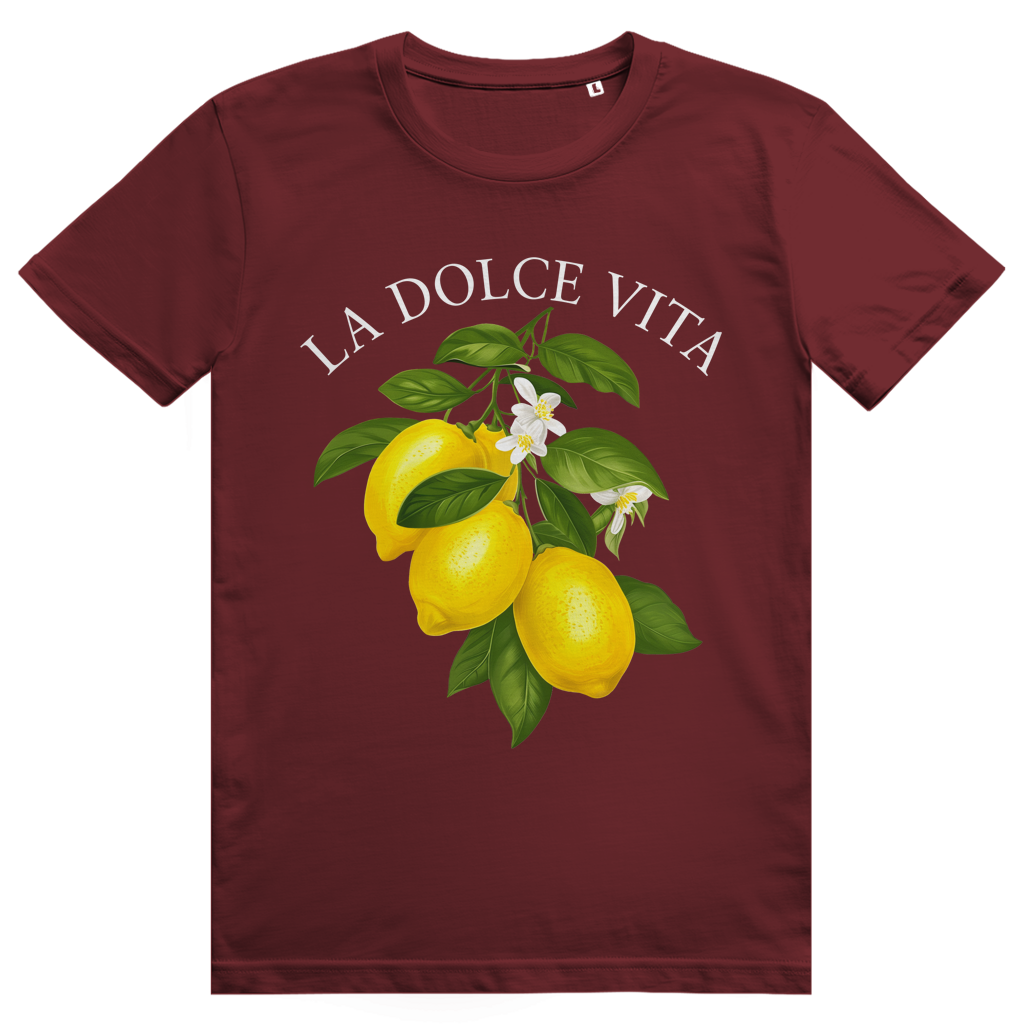 La Dolce Vita - Limoncello Spritz Zitronen - Premium Bio Unisex T-Shirt