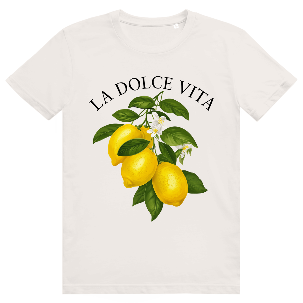 La Dolce Vita - Limoncello Spritz Zitronen - Premium Bio Unisex T-Shirt