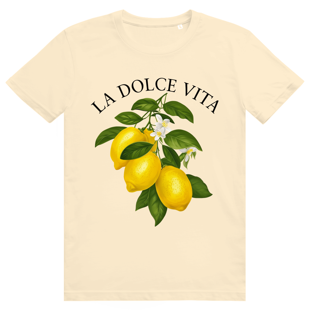 La Dolce Vita - Limoncello Spritz Zitronen - Premium Bio Unisex T-Shirt