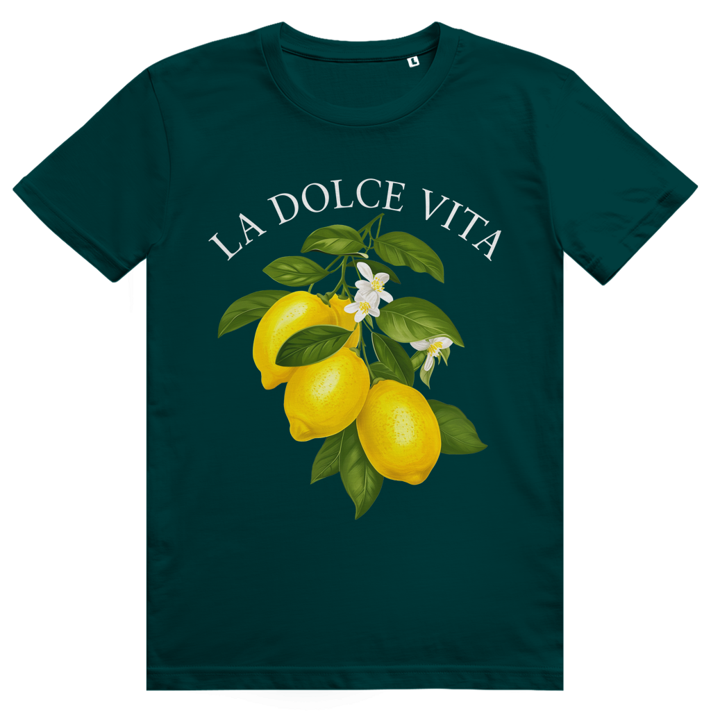 La Dolce Vita - Limoncello Spritz Zitronen - Premium Bio Unisex T-Shirt