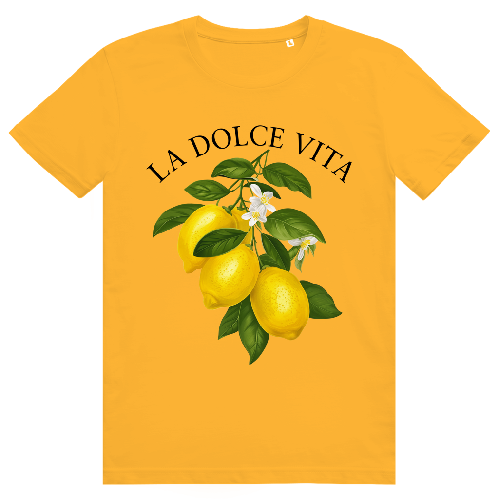 La Dolce Vita - Limoncello Spritz Zitronen - Premium Bio Unisex T-Shirt