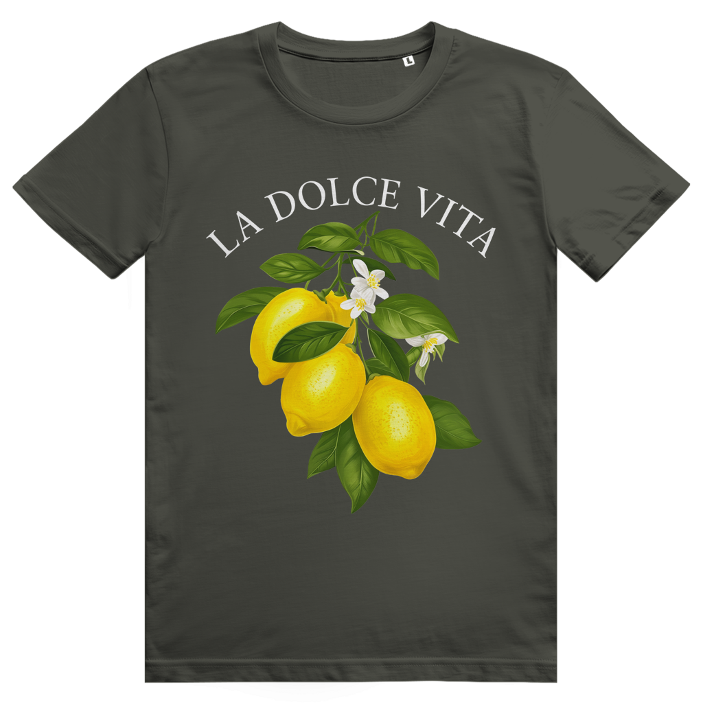 La Dolce Vita - Limoncello Spritz Zitronen - Premium Bio Unisex T-Shirt
