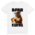 Bobr Kurwa - Lustiges Biber Meme & Bier - Premium Bio Unisex T-Shirt