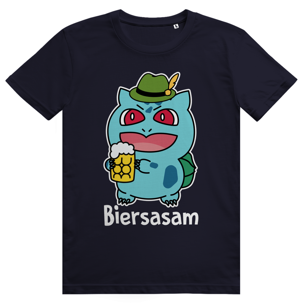 Saufimon Biersasam - Lustiges Pokémon Bier Meme Oktoberfest - Premium Bio Unisex T-Shirt