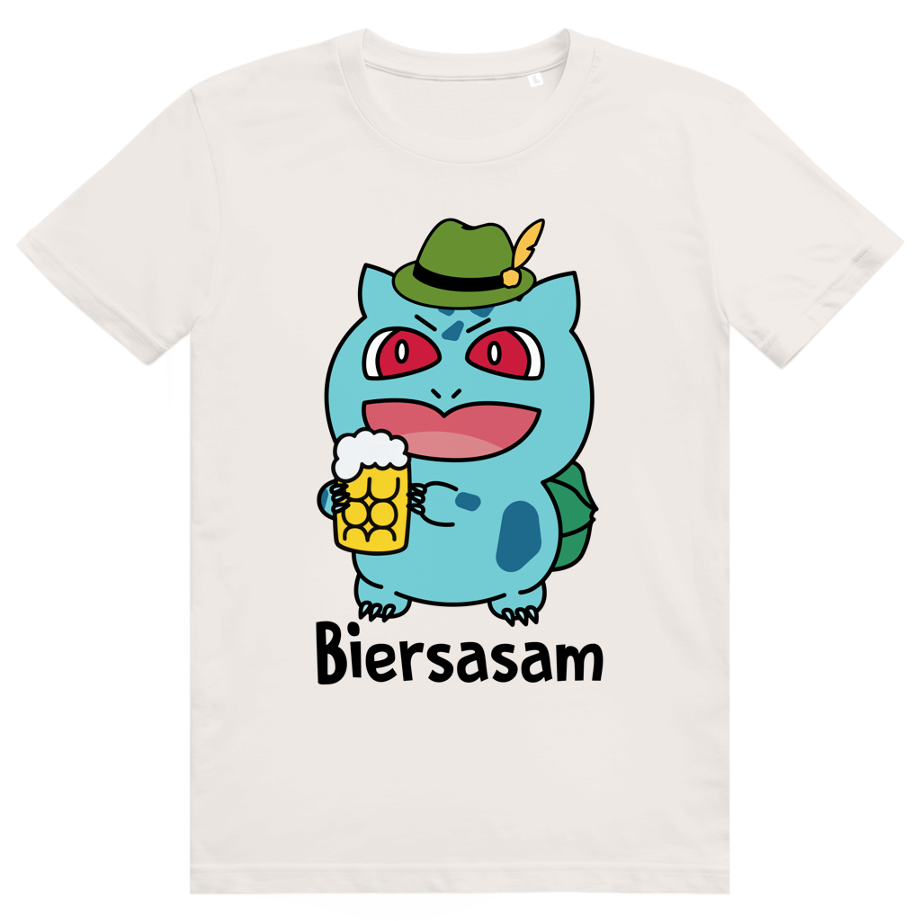 Saufimon Biersasam - Lustiges Pokémon Bier Meme Oktoberfest - Premium Bio Unisex T-Shirt
