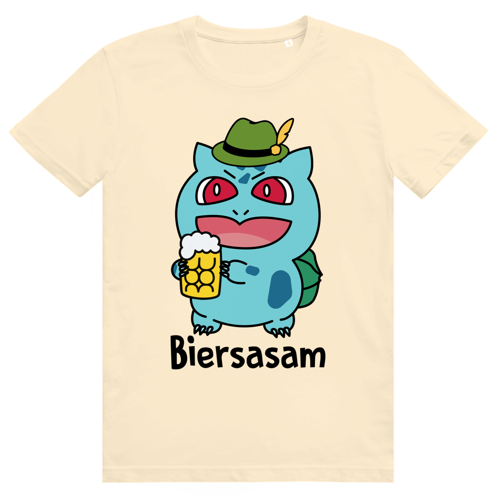 Saufimon Biersasam - Lustiges Pokémon Bier Meme Oktoberfest - Premium Bio Unisex T-Shirt