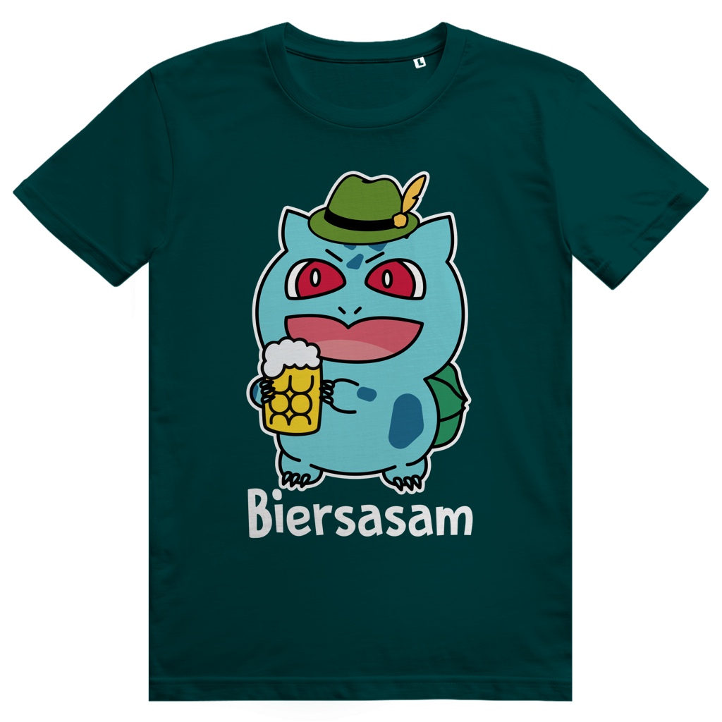 Saufimon Biersasam - Lustiges Pokémon Bier Meme Oktoberfest - Premium Bio Unisex T-Shirt