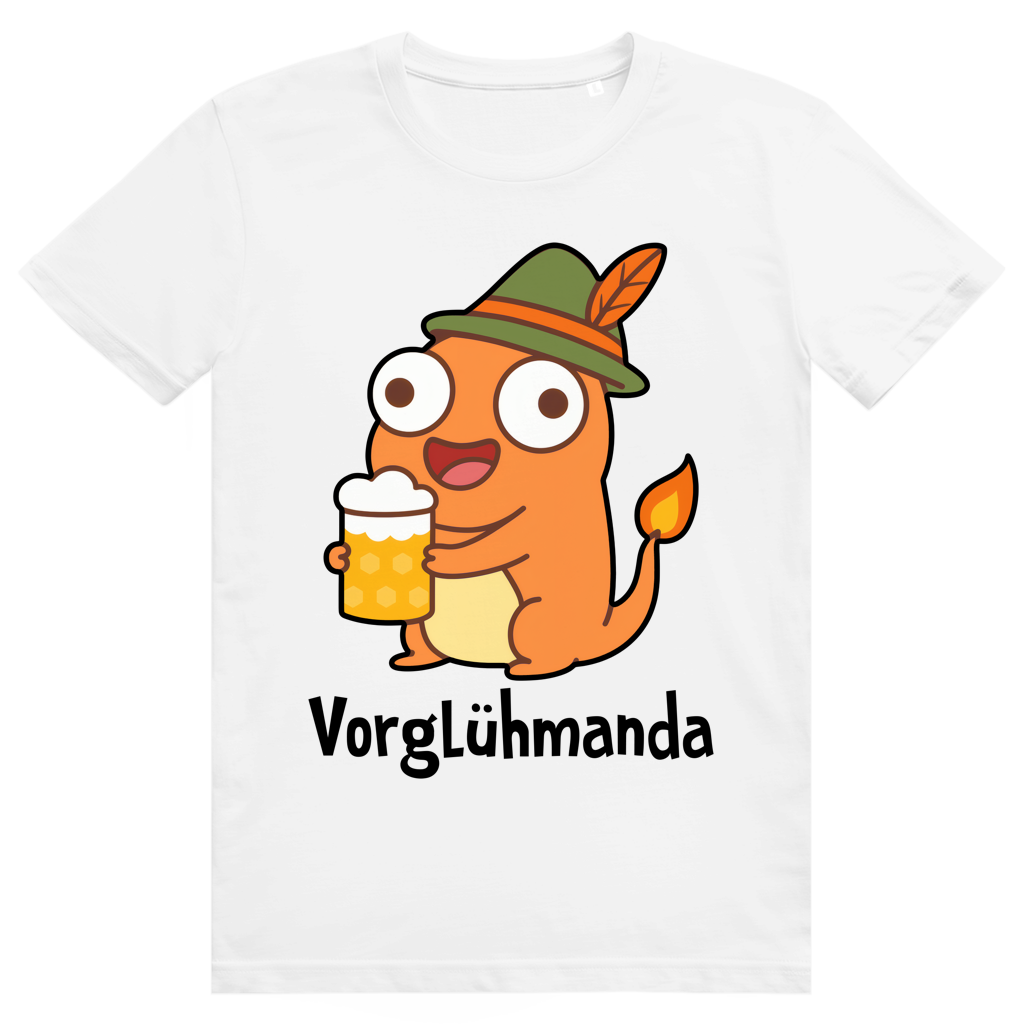 Saufimon Vorglühmanda - Lustiges Pokémon Bier Meme Oktoberfest - Premium Bio Unisex T-Shirt