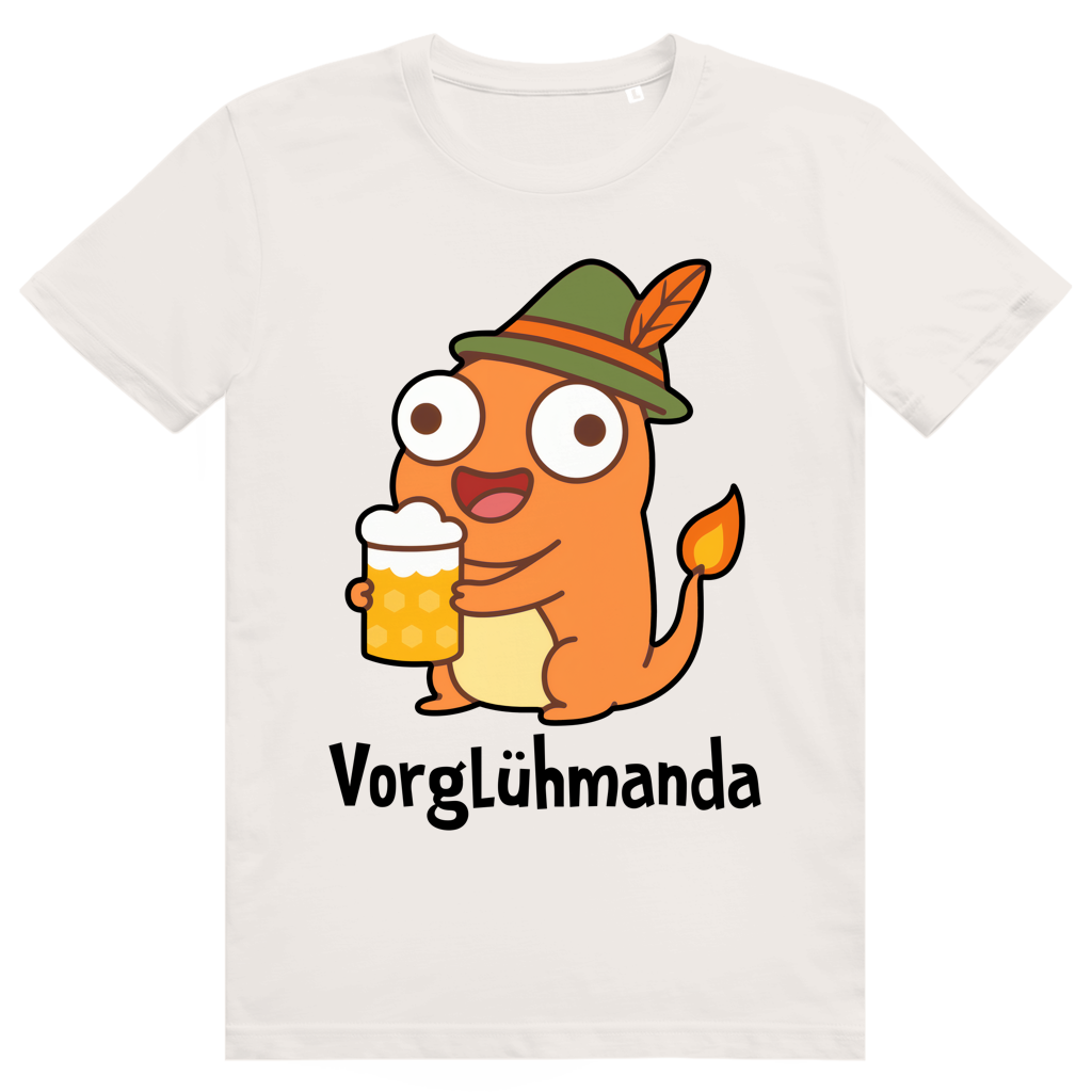 Saufimon Vorglühmanda - Lustiges Pokémon Bier Meme Oktoberfest - Premium Bio Unisex T-Shirt