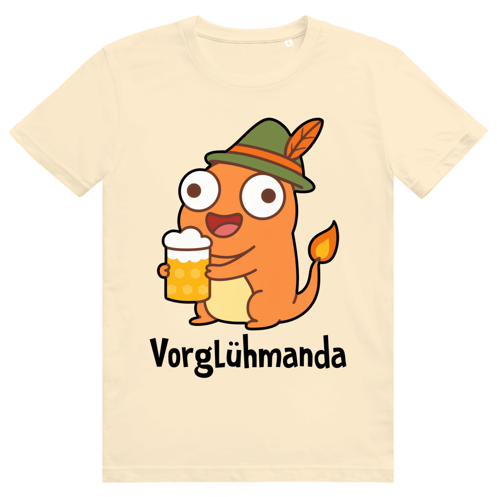 Saufimon Vorglühmanda - Lustiges Pokémon Bier Meme Oktoberfest - Premium Bio Unisex T-Shirt