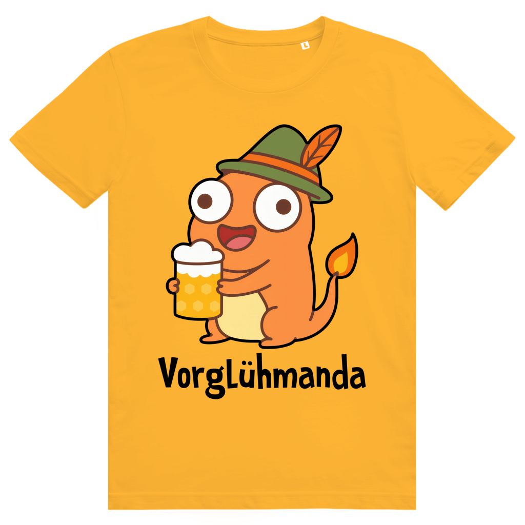 Saufimon Vorglühmanda - Lustiges Pokémon Bier Meme Oktoberfest - Premium Bio Unisex T-Shirt