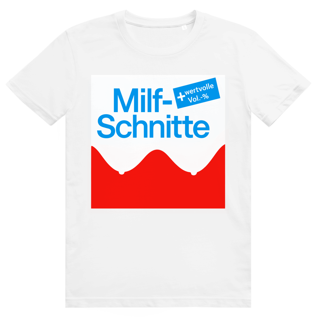 Milfschnitte - Lustiges Statement Wortwitz - Premium Bio Unisex T-Shirt