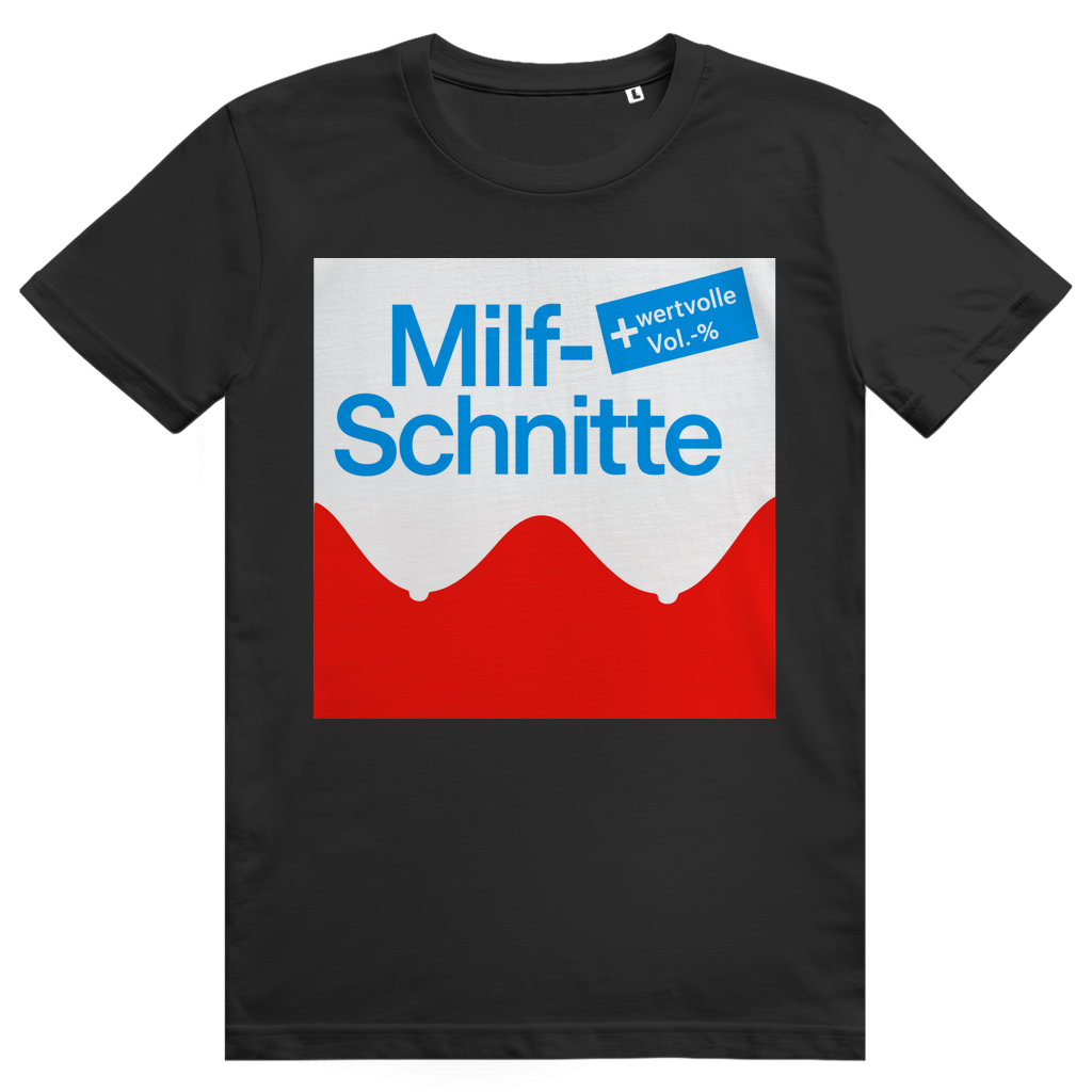 Milfschnitte - Lustiges Statement Wortwitz - Premium Bio Unisex T-Shirt