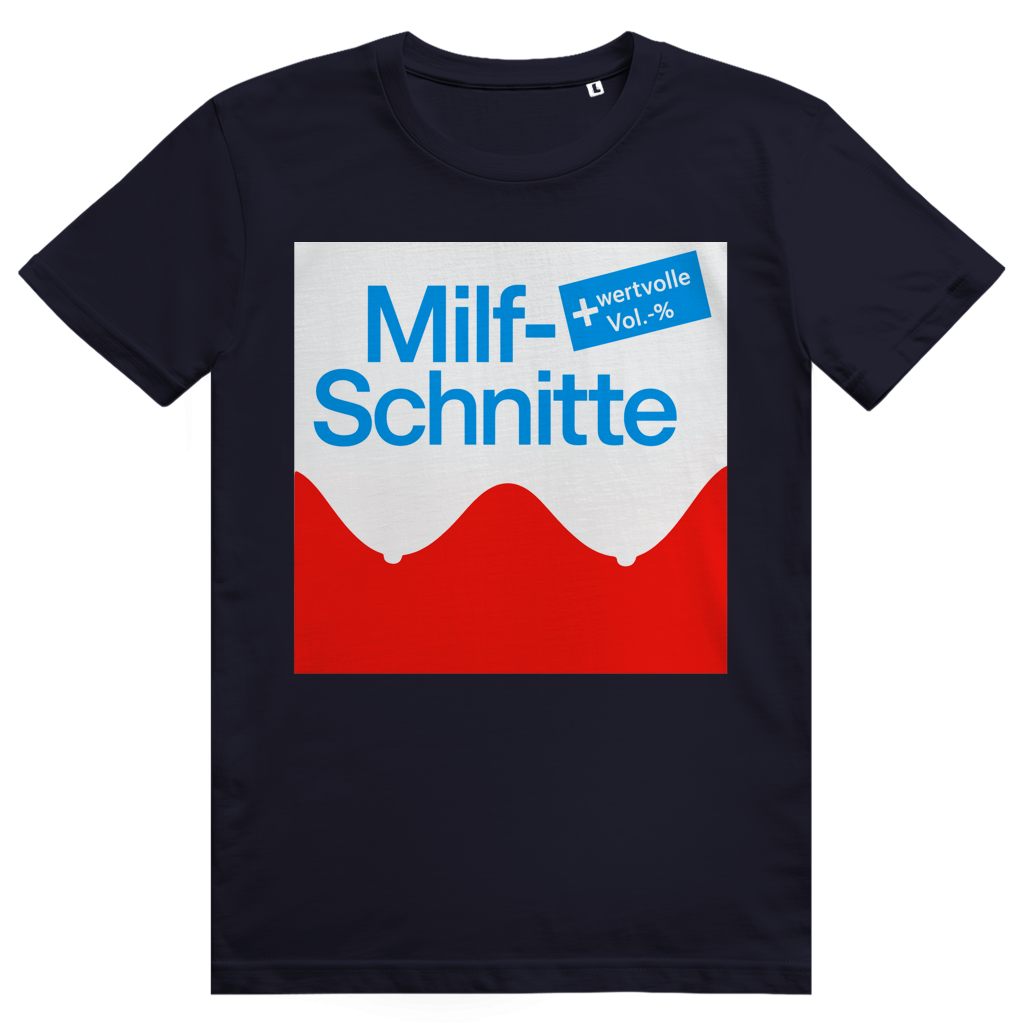 Milfschnitte - Lustiges Statement Wortwitz - Premium Bio Unisex T-Shirt