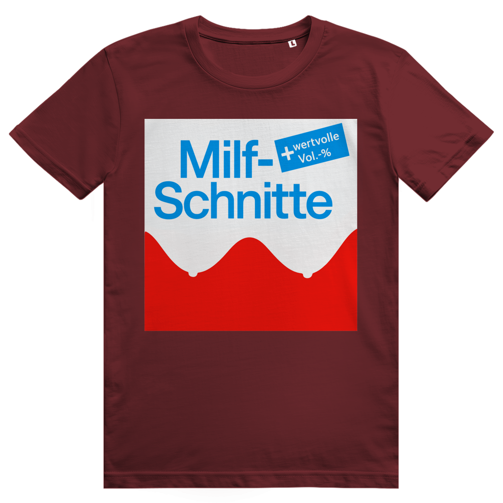 Milfschnitte - Lustiges Statement Wortwitz - Premium Bio Unisex T-Shirt