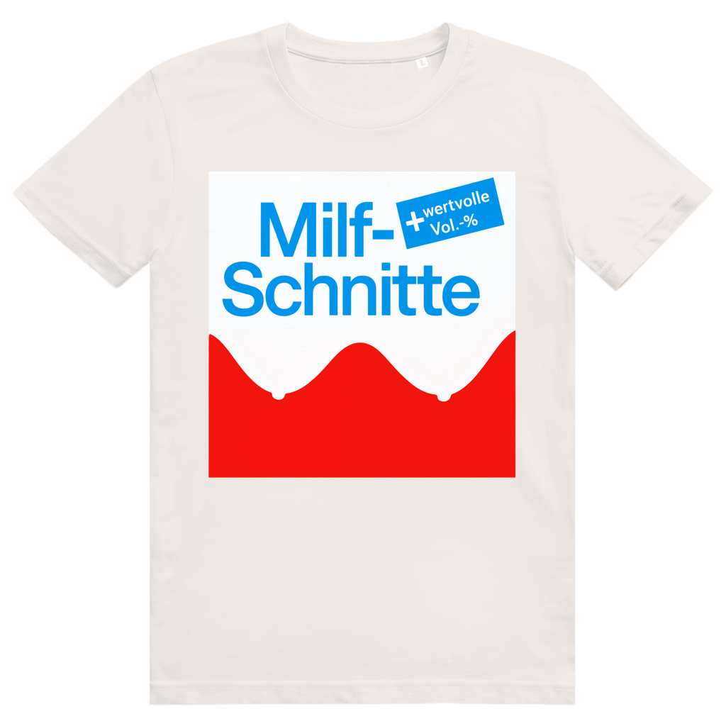 Milfschnitte - Lustiges Statement Wortwitz - Premium Bio Unisex T-Shirt