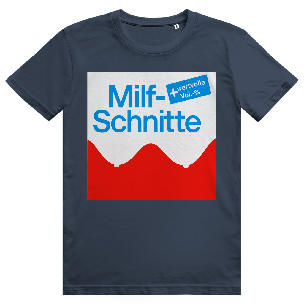 Milfschnitte - Lustiges Statement Wortwitz - Premium Bio Unisex T-Shirt