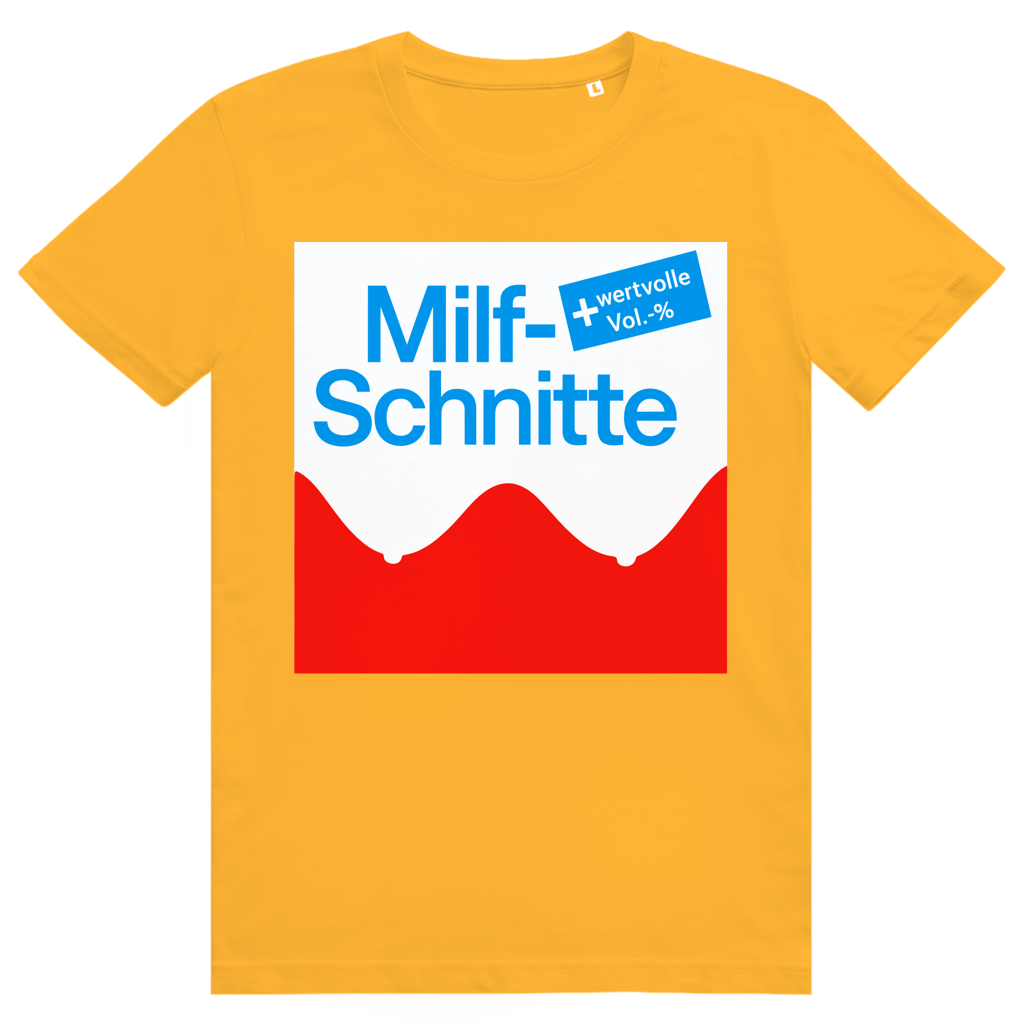 Milfschnitte - Lustiges Statement Wortwitz - Premium Bio Unisex T-Shirt
