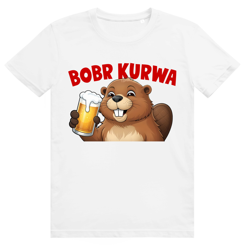 Bobr Kurwa 2 - Lustiges Biber Meme & Bier - Premium Bio Unisex T-Shirt