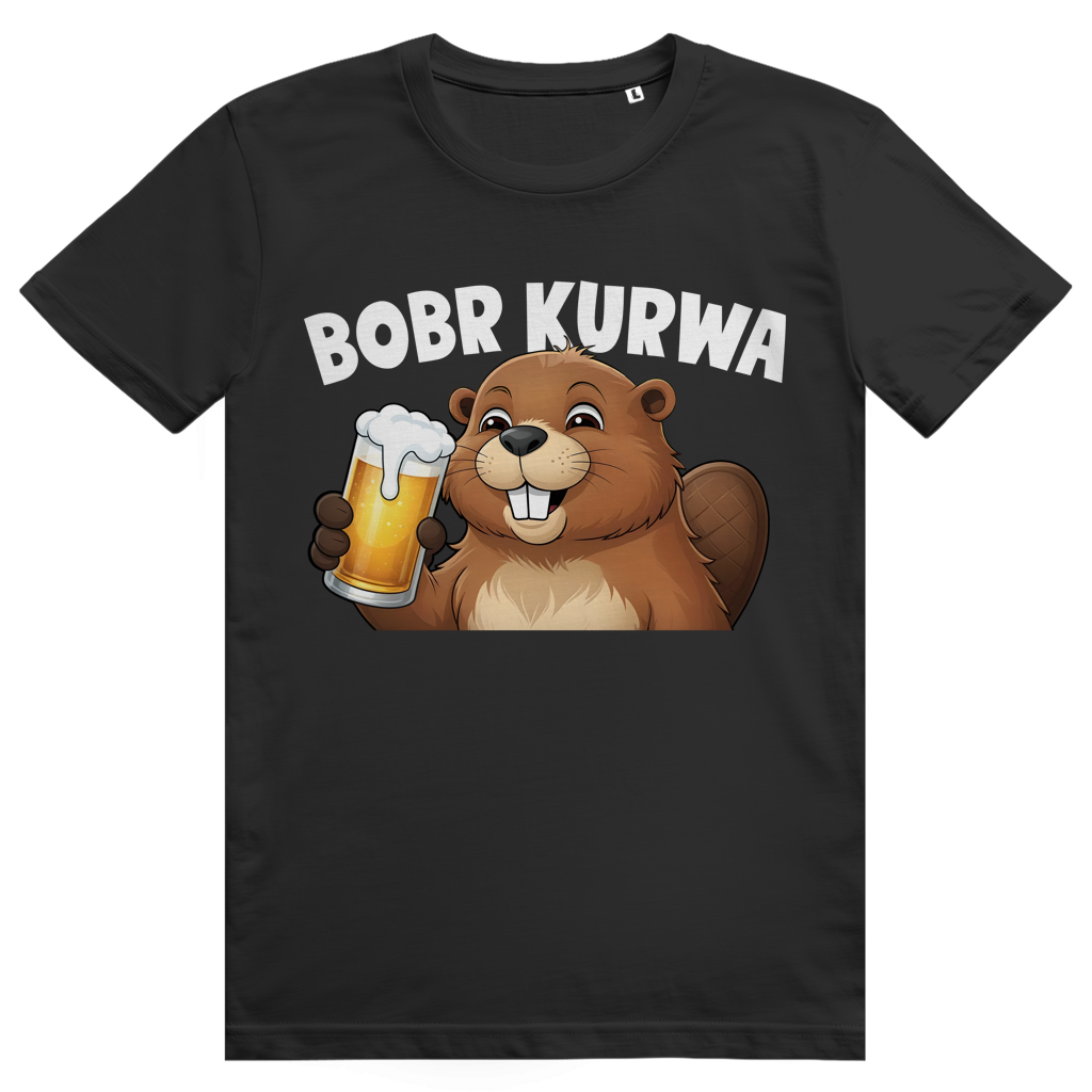 Bobr Kurwa 2 - Lustiges Biber Meme & Bier - Premium Bio Unisex T-Shirt
