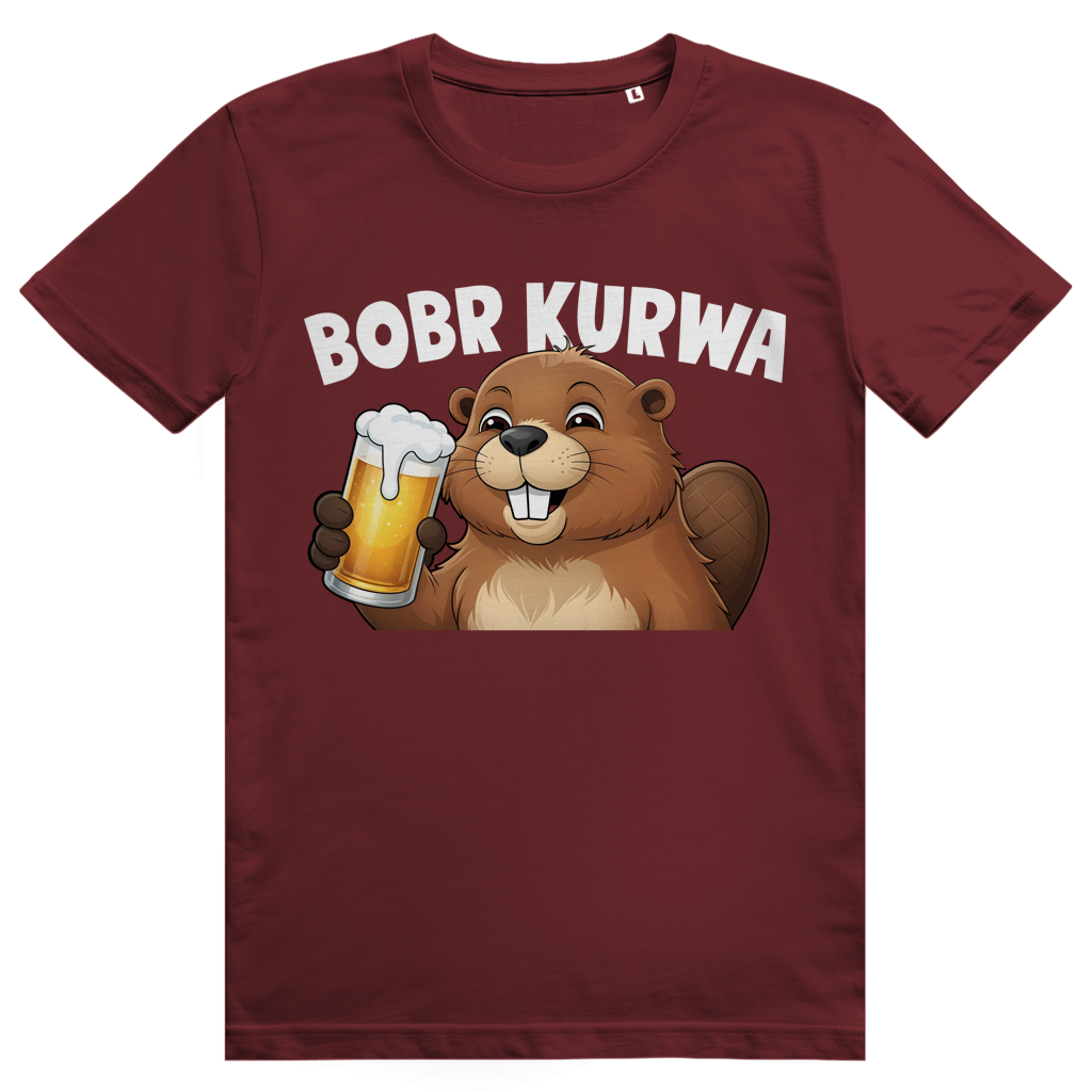 Bobr Kurwa 2 - Lustiges Biber Meme & Bier - Premium Bio Unisex T-Shirt