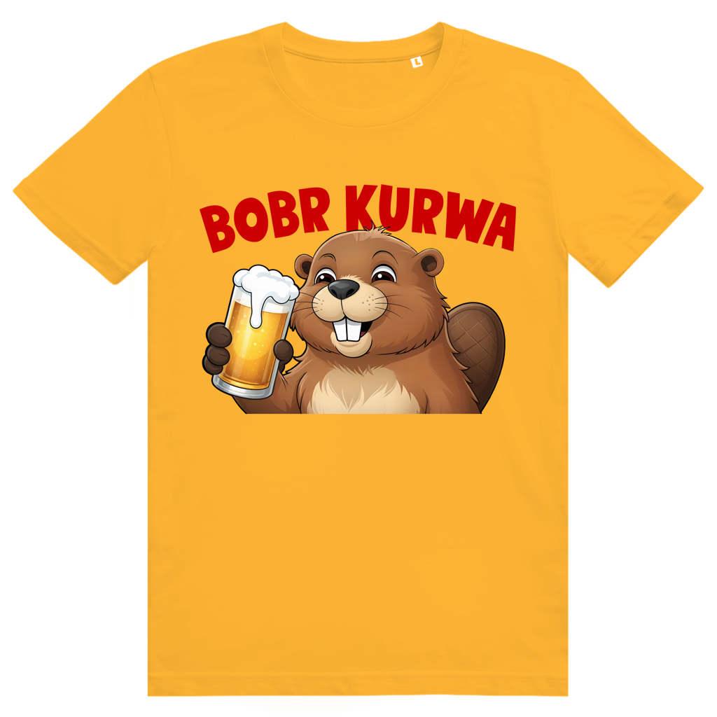 Bobr Kurwa 2 - Lustiges Biber Meme & Bier - Premium Bio Unisex T-Shirt