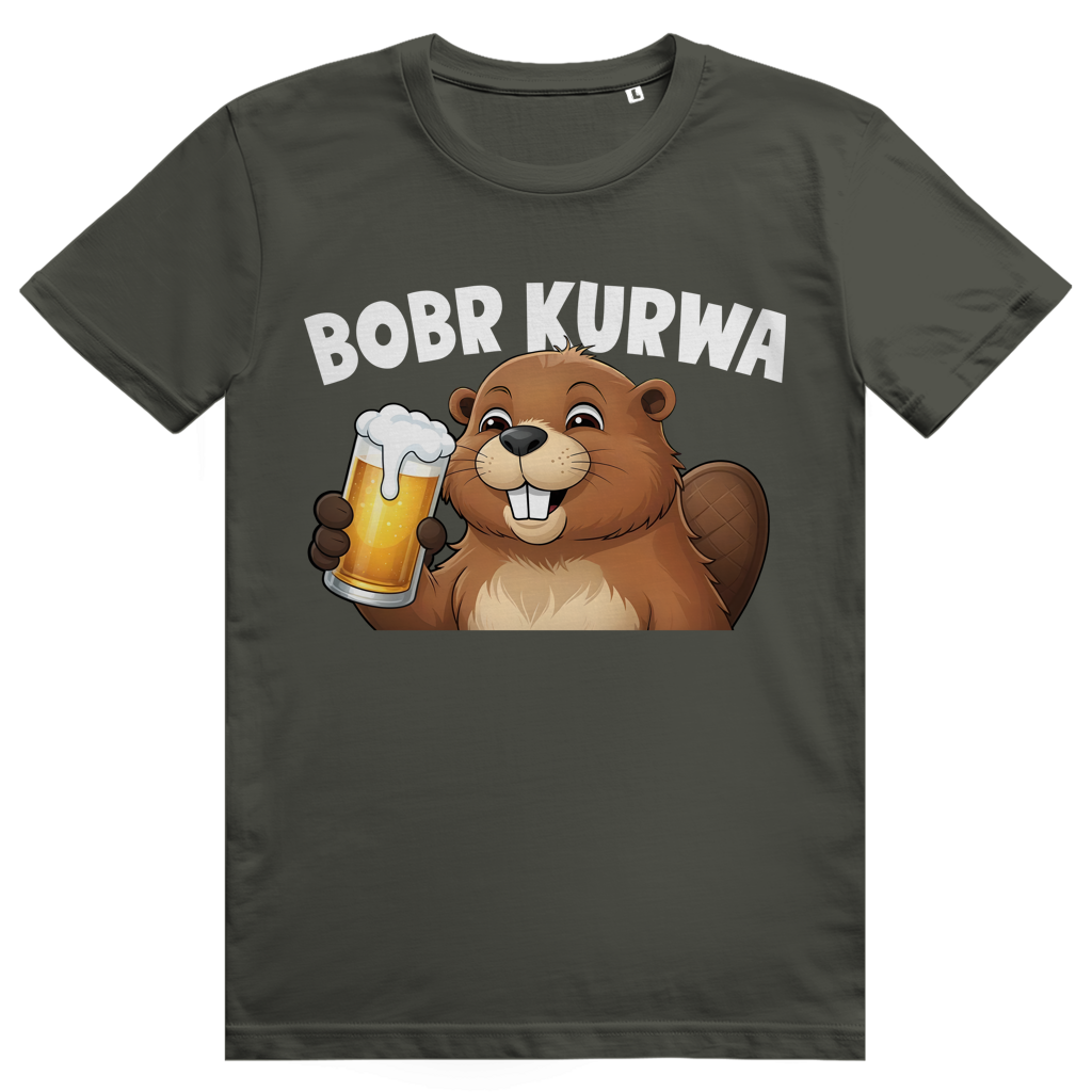 Bobr Kurwa 2 - Lustiges Biber Meme & Bier - Premium Bio Unisex T-Shirt