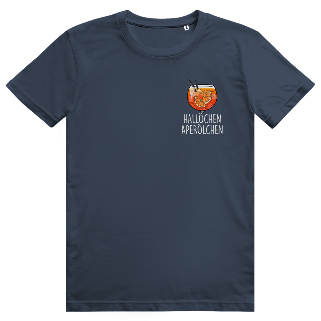 Hallöchen Aperölchen - Aperol Spritz Pocket Print - Premium Bio Unisex T-Shirt