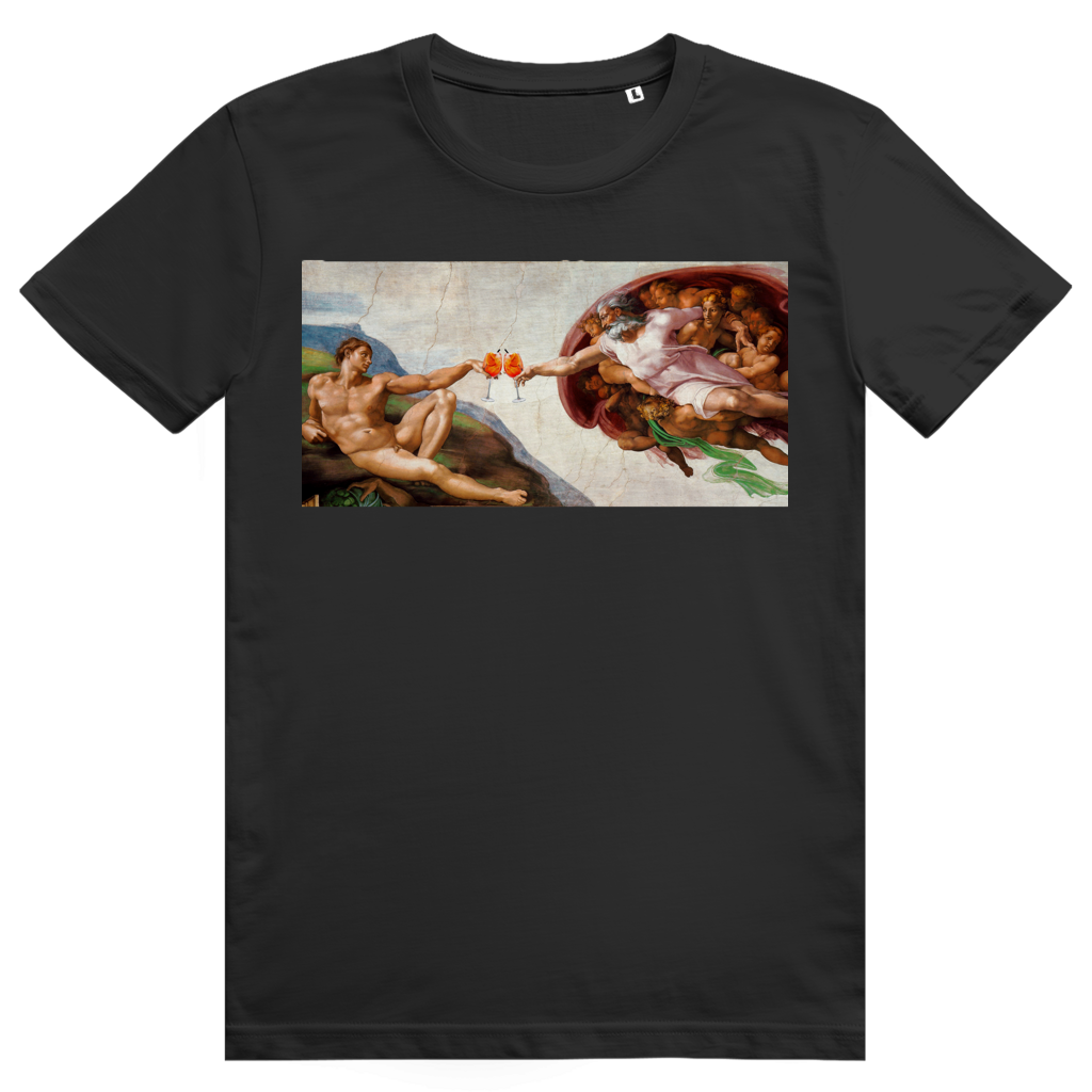 Erschaffung Adams - Aperol Spritz - Premium Bio Unisex T-Shirt