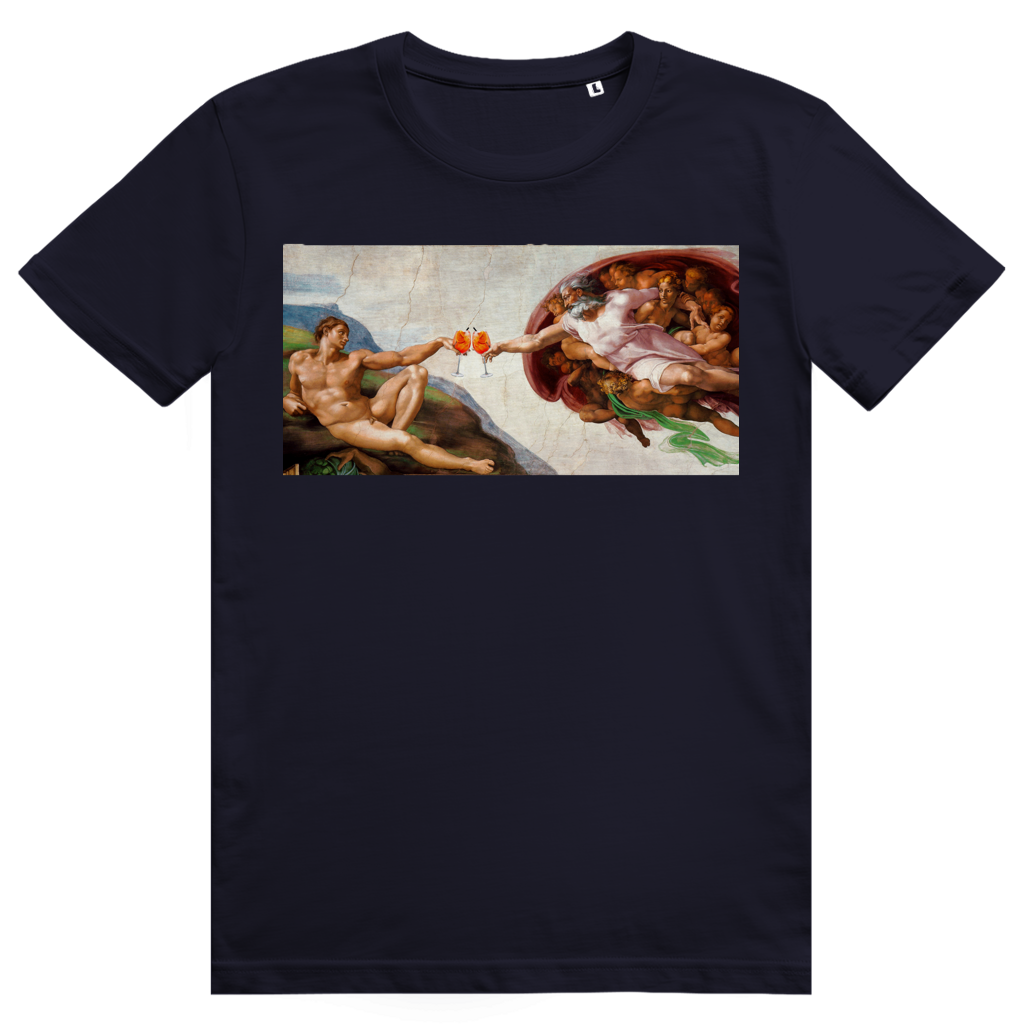 Erschaffung Adams - Aperol Spritz - Premium Bio Unisex T-Shirt