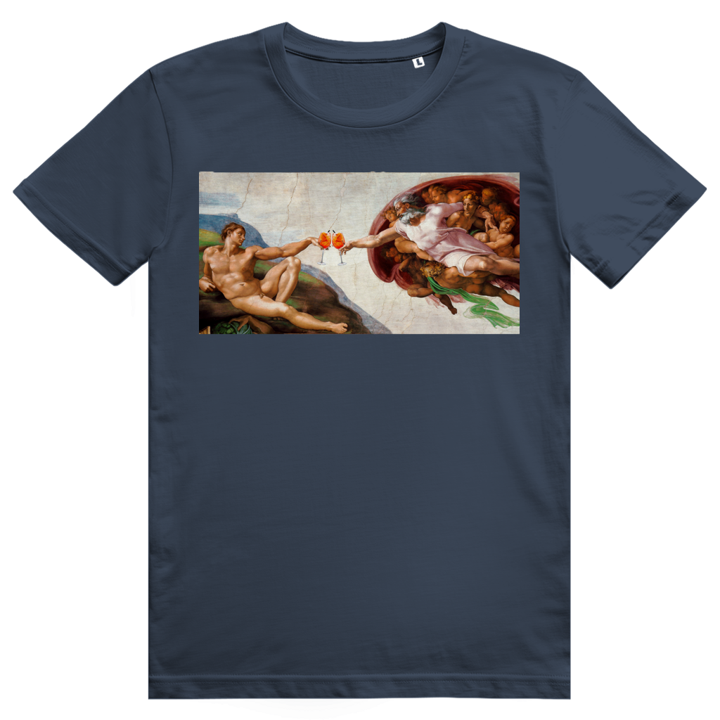 Erschaffung Adams - Aperol Spritz - Premium Bio Unisex T-Shirt