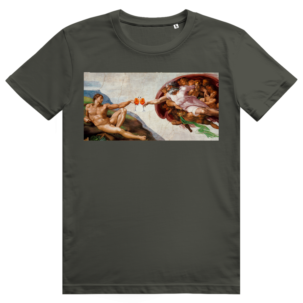Erschaffung Adams - Aperol Spritz - Premium Bio Unisex T-Shirt