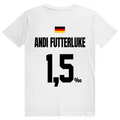 Andi Futterluke - Sauftrikot Deutschland Trikot - Premium Bio Unisex (Rückendruck) T-Shirt