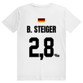 B. Steiger - Sauftrikot Deutschland Trikot - Premium Bio Unisex (Rückendruck) T-Shirt