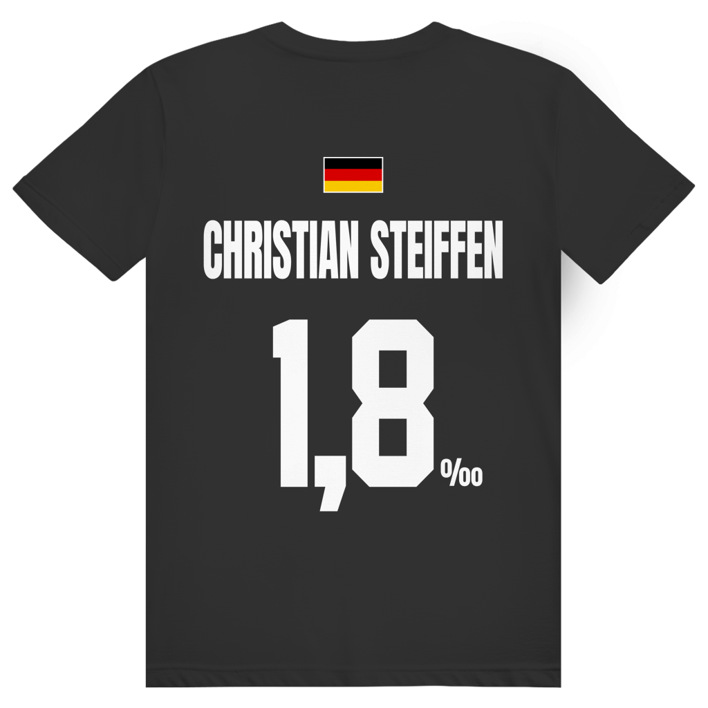Christian Steiffen - Sauftrikot Deutschland Trikot - Premium Bio Unisex (Rückendruck) T-Shirt