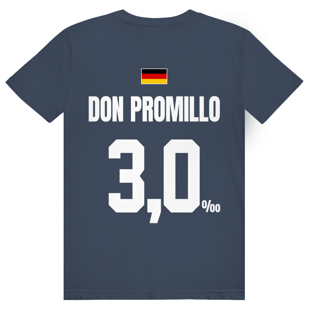 Don Promillo - Sauftrikot Deutschland Trikot - Premium Bio Unisex (Rückendruck) T-Shirt