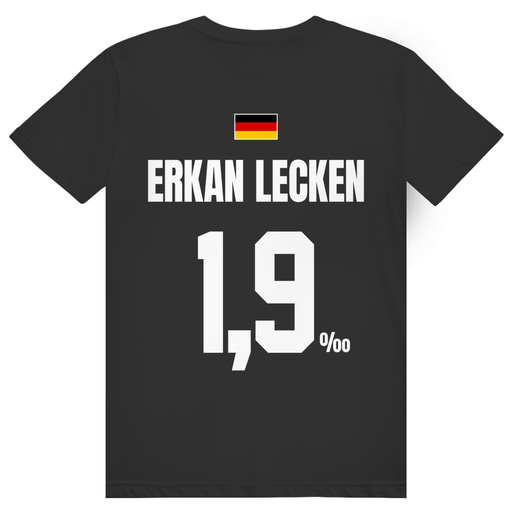 Erkan Lecken - Sauftrikot Deutschland Trikot - Premium Bio Unisex (Rückendruck) T-Shirt