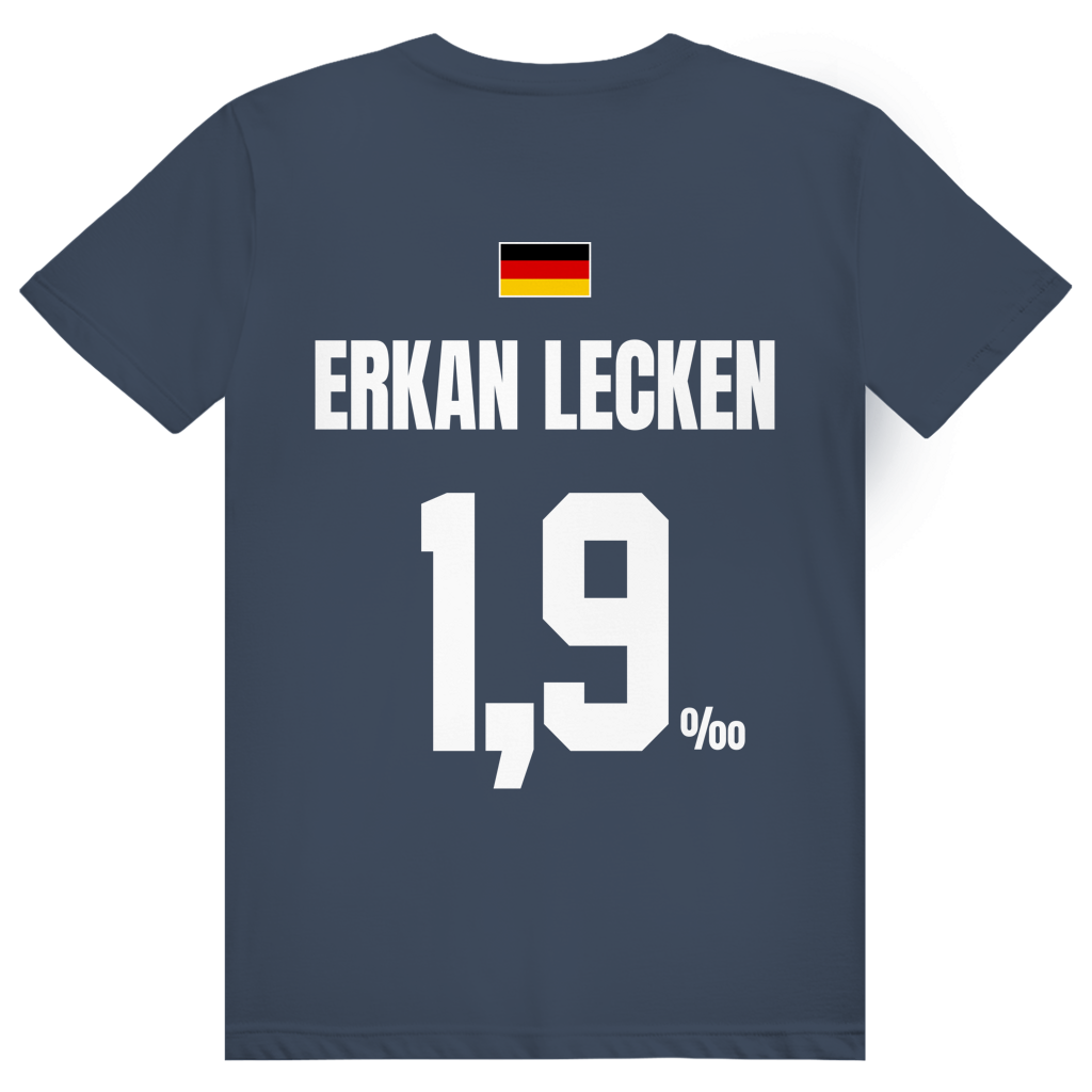 Erkan Lecken - Sauftrikot Deutschland Trikot - Premium Bio Unisex (Rückendruck) T-Shirt