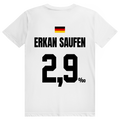 Erkan Saufen - Sauftrikot Deutschland Trikot - Premium Bio Unisex (Rückendruck) T-Shirt