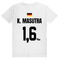 K. Masutra - Sauftrikot Deutschland Trikot - Premium Bio Unisex (Rückendruck) T-Shirt