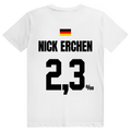 Nick Erchen - Sauftrikot Deutschland Trikot - Premium Bio Unisex (Rückendruck) T-Shirt