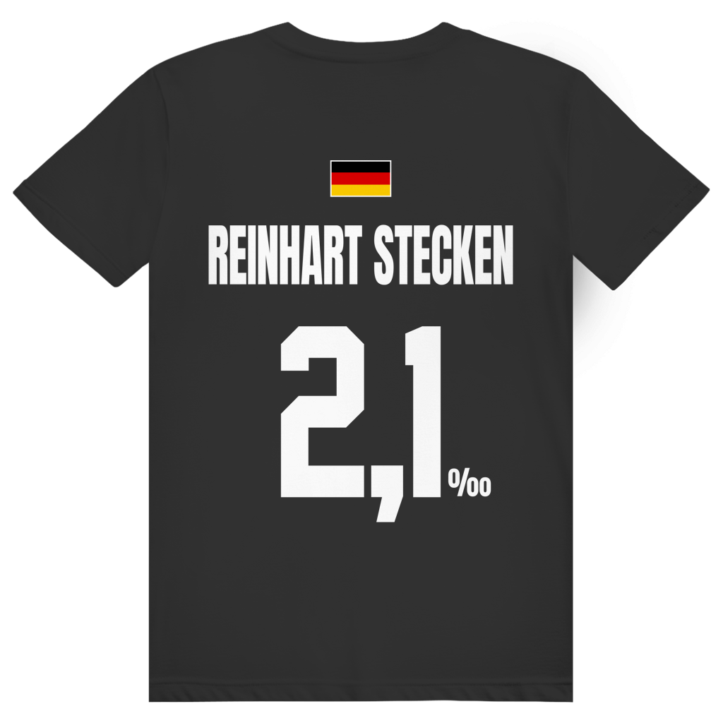 Reinhart Stecken - Sauftrikot Deutschland Trikot - Premium Bio Unisex (Rückendruck) T-Shirt