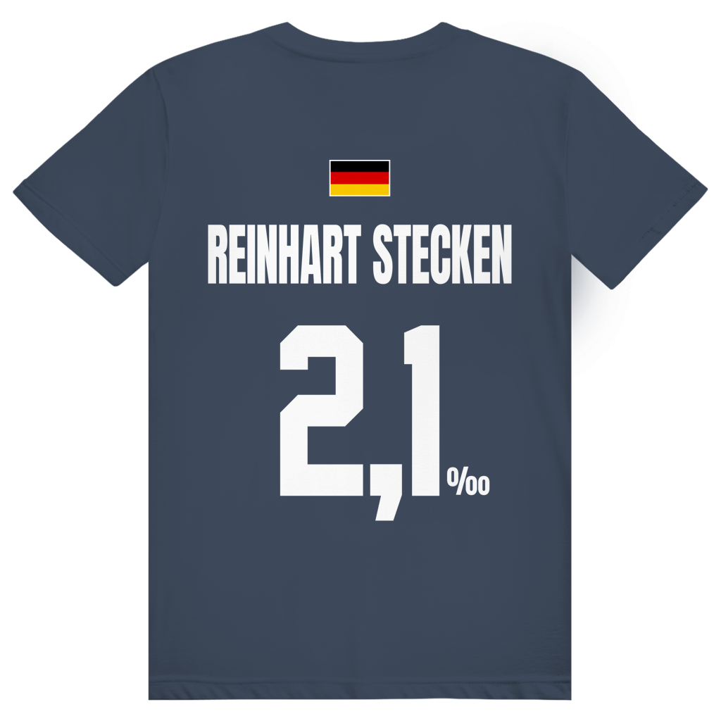 Reinhart Stecken - Sauftrikot Deutschland Trikot - Premium Bio Unisex (Rückendruck) T-Shirt